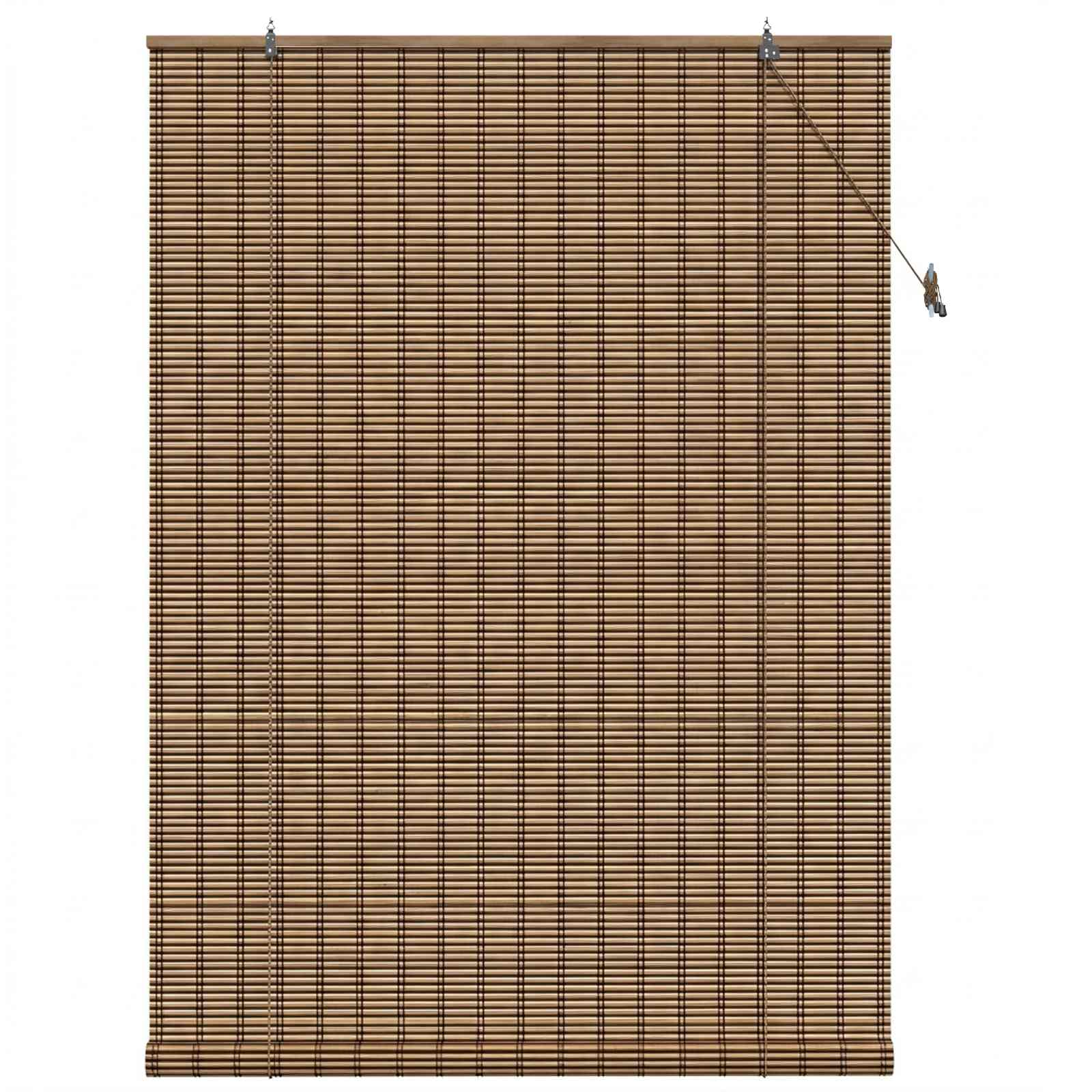 Roletta barna 160 x 220 cm bambusz