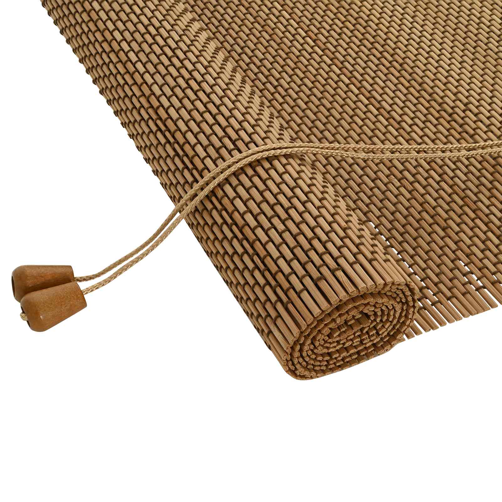Roletta barna 100 x 160 cm bambusz