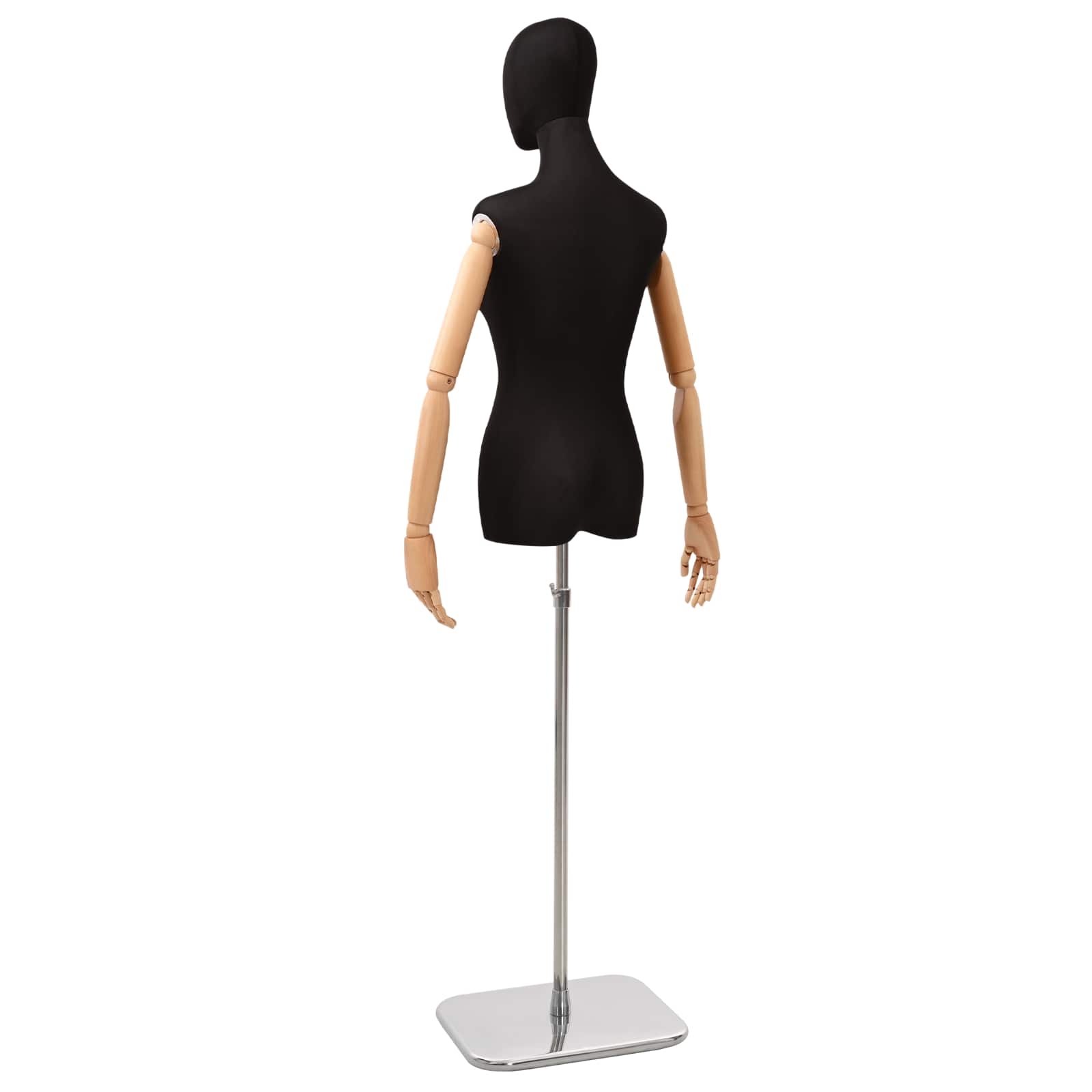 Állítható 162-233 cm-es mannequin fejjel és alappal női pp