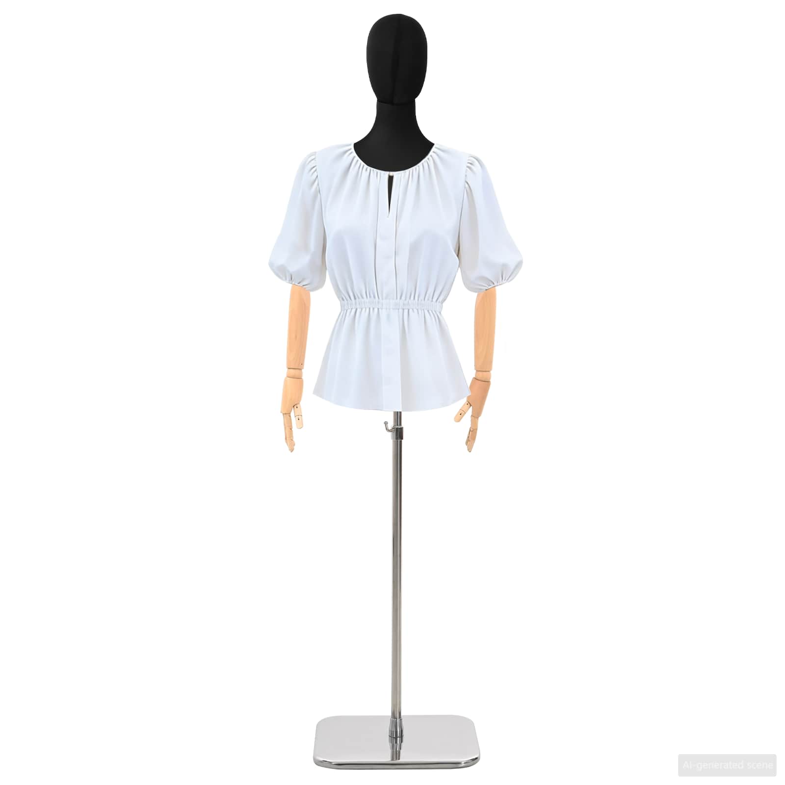 Állítható 162-233 cm-es mannequin fejjel és alappal női pp