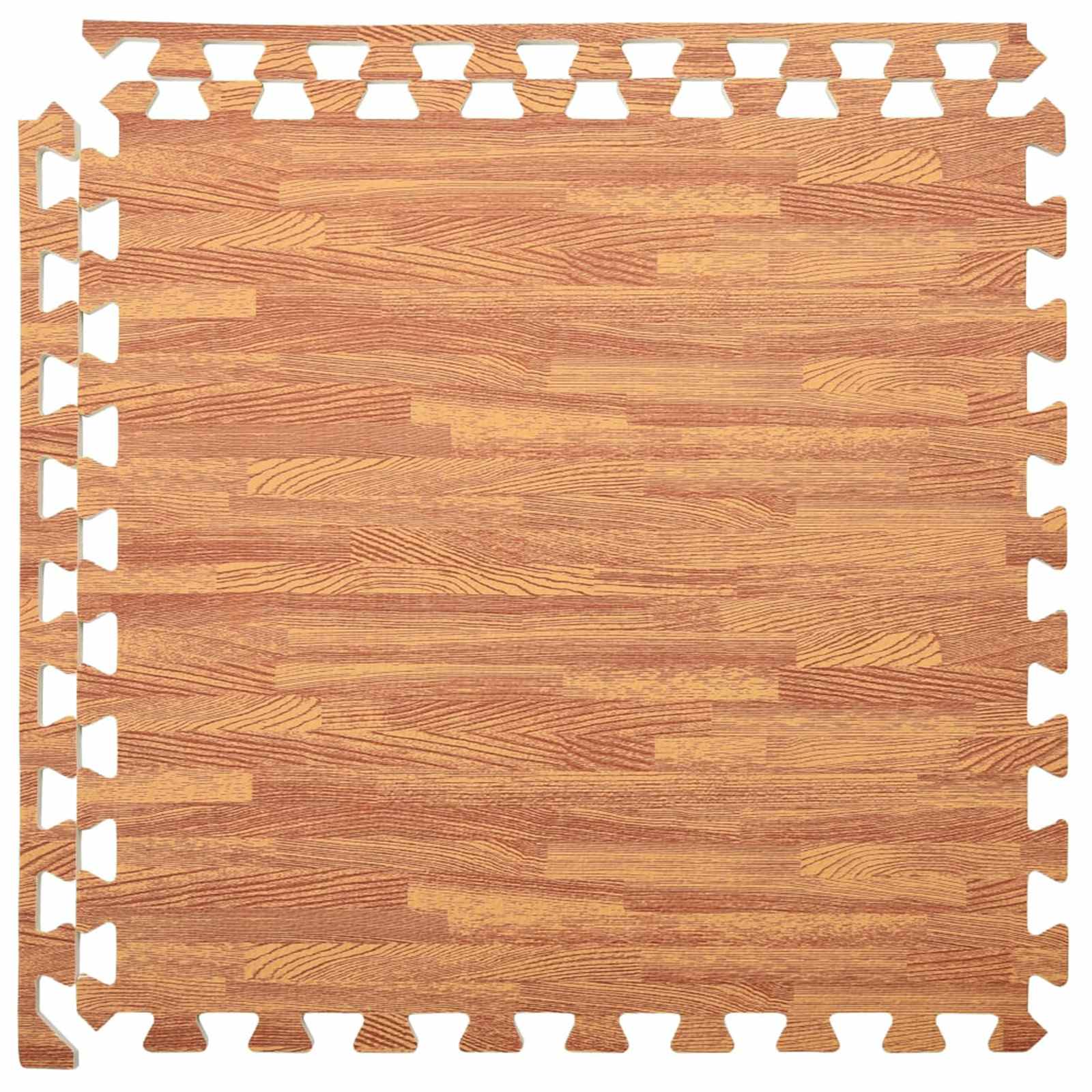 Puzzle edzőszőnyegek 12 pcs barna 4,32 ㎡ eva hab