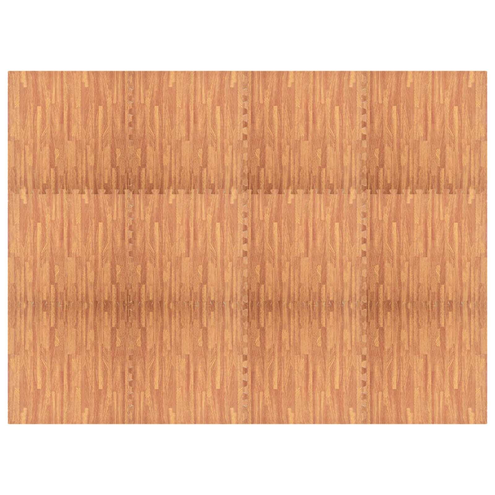 Puzzle edzőszőnyegek 12 pcs barna 4,32 ㎡ eva hab