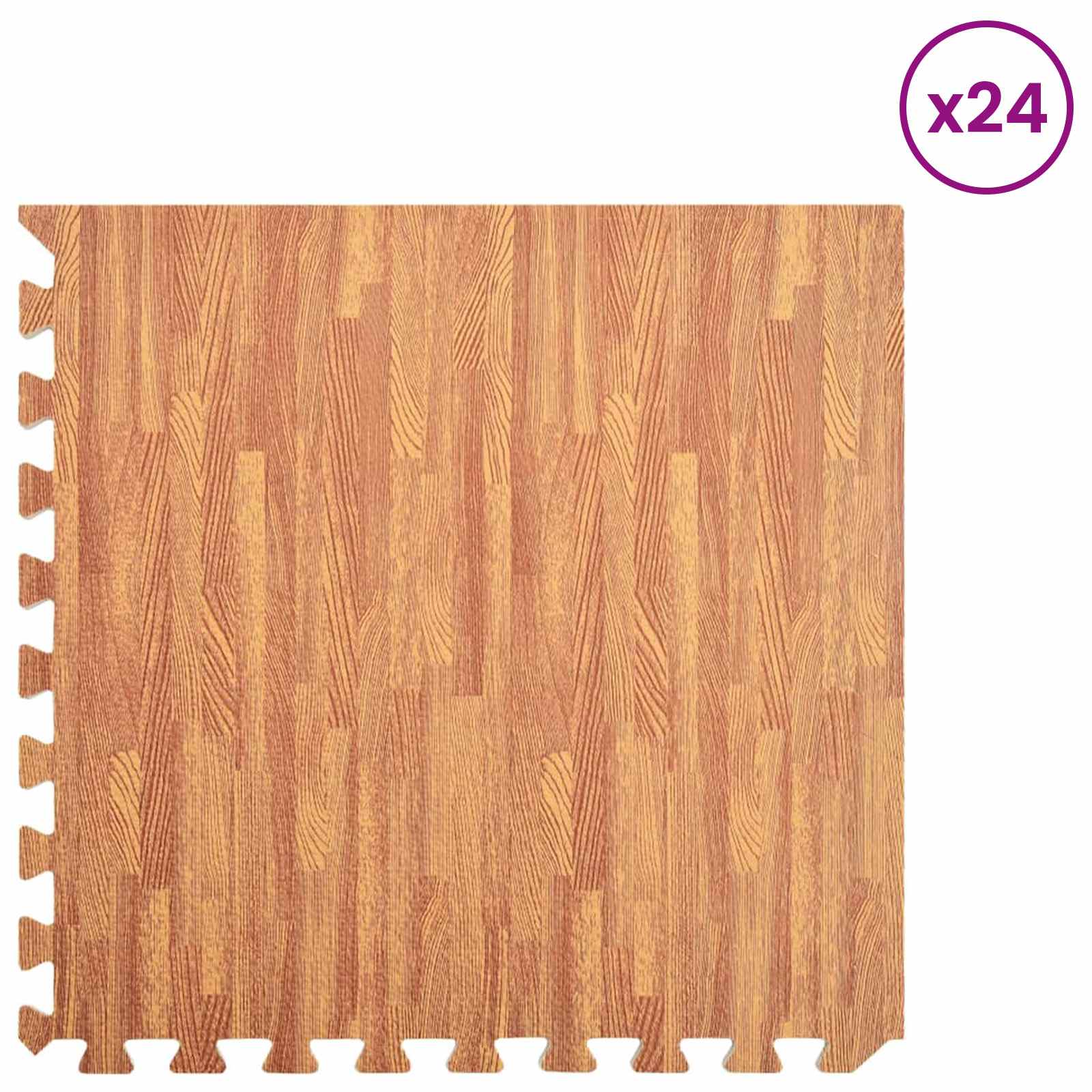 Medence aljzat 24 pcs faszínű 8,64 ㎡ eva hab
