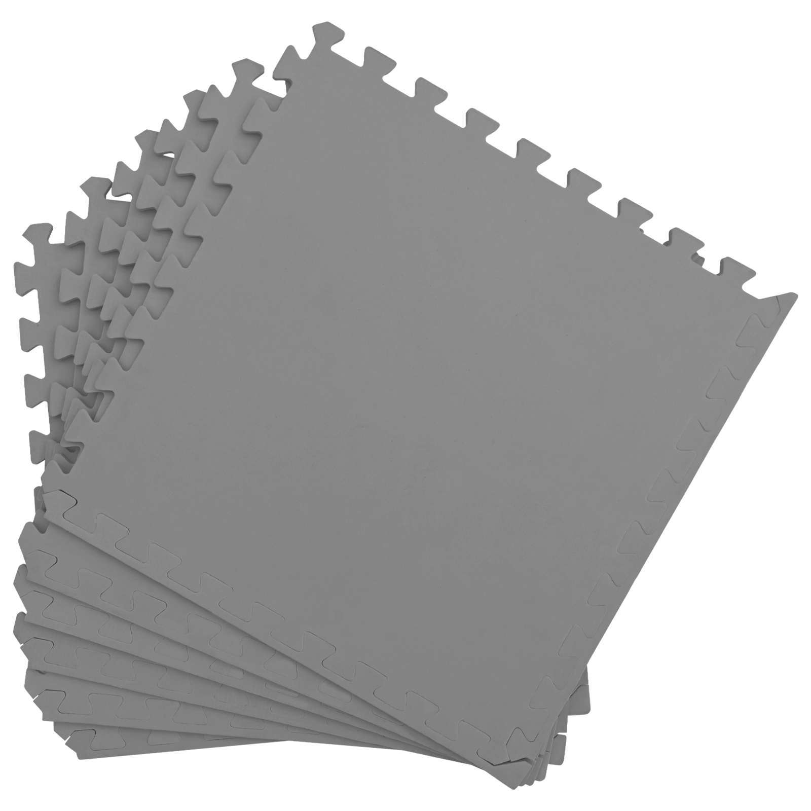 Padló szőnyegek 40 pcs szürke 14,4 m² eva hab