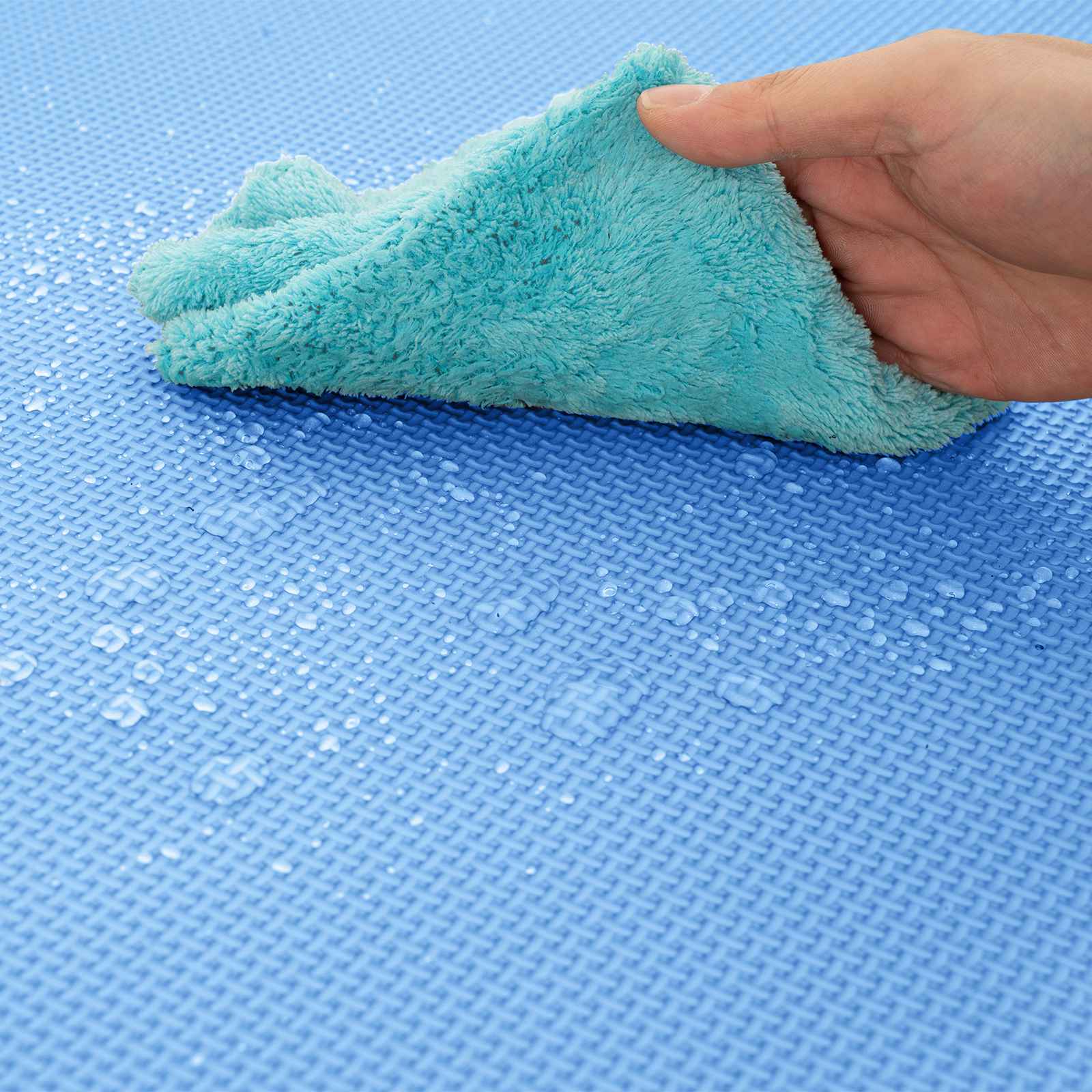 Padló szőnyegek 6 pcs kék 2,16 m² eva hab
