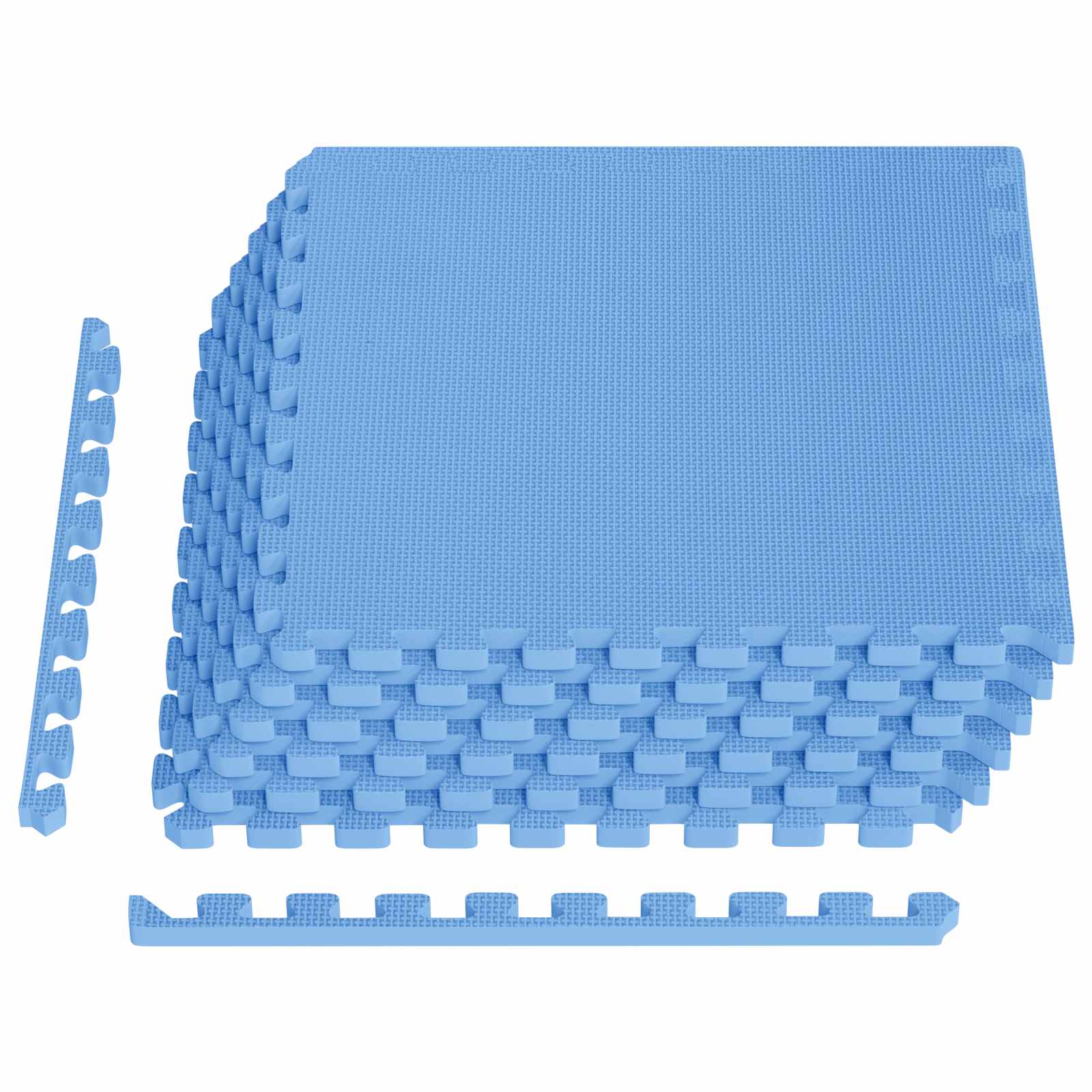 Padló szőnyegek 6 pcs kék 2,16 m² eva hab