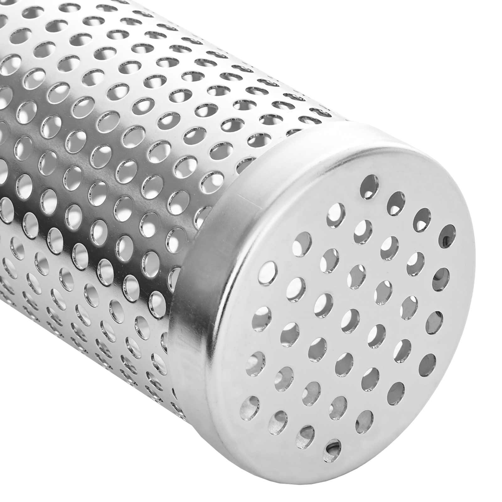 Vidaxl füstölő cső 2 db ø 5 x 30 cm rozsdamentes acél 304 ezüst