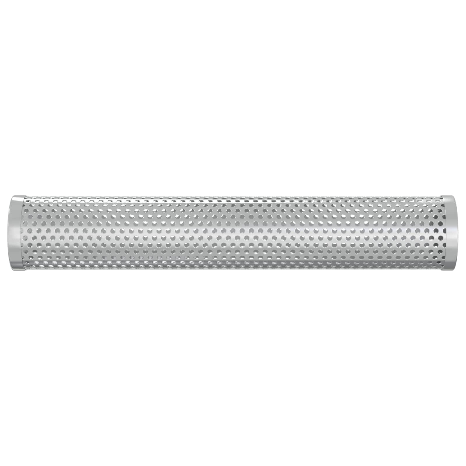 Vidaxl füstölő cső 2 db ø 5 x 30 cm rozsdamentes acél 304 ezüst