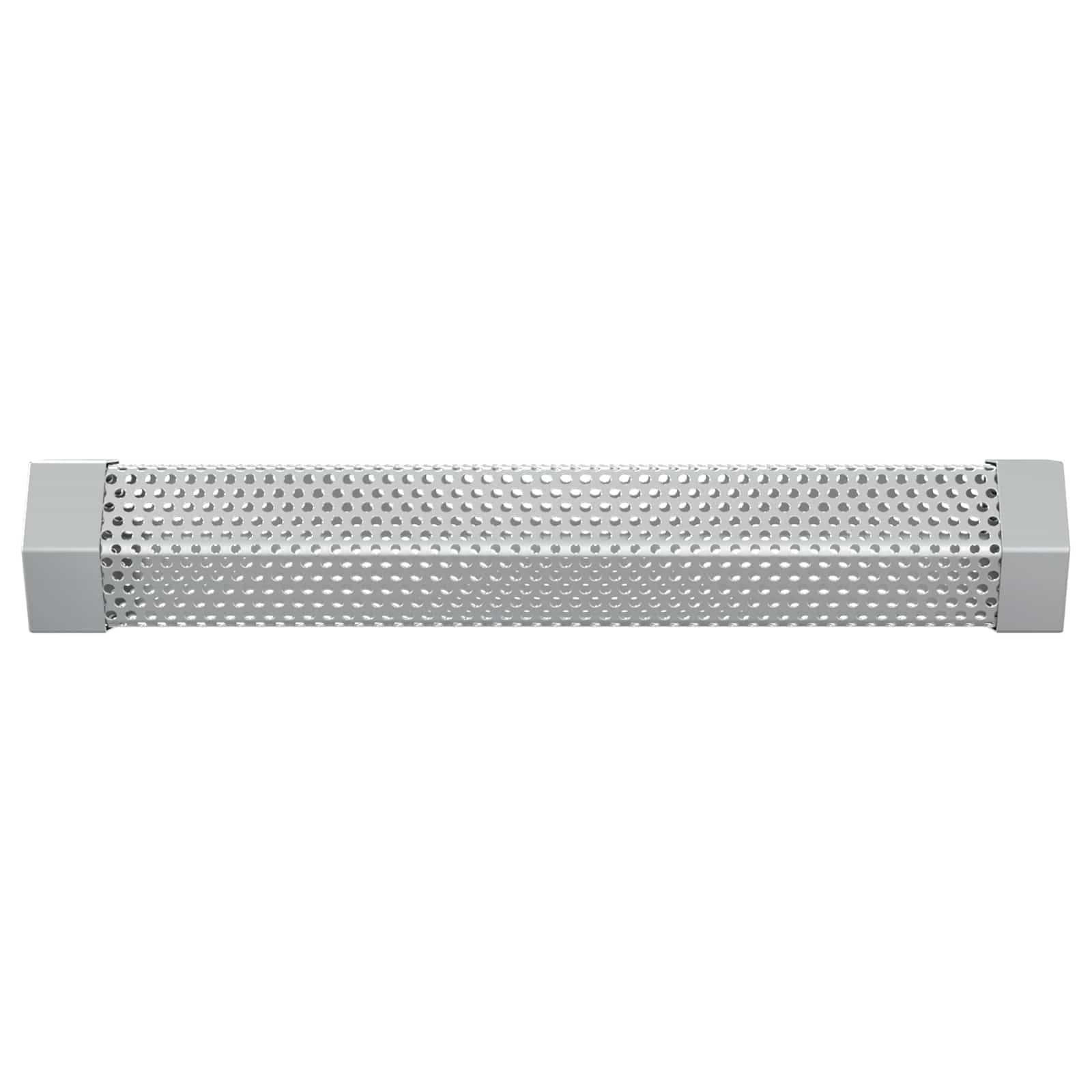 Vidaxl füstölő cső 2 db 5 x 5 x 30 cm rozsdamentes acél 304 ezüst