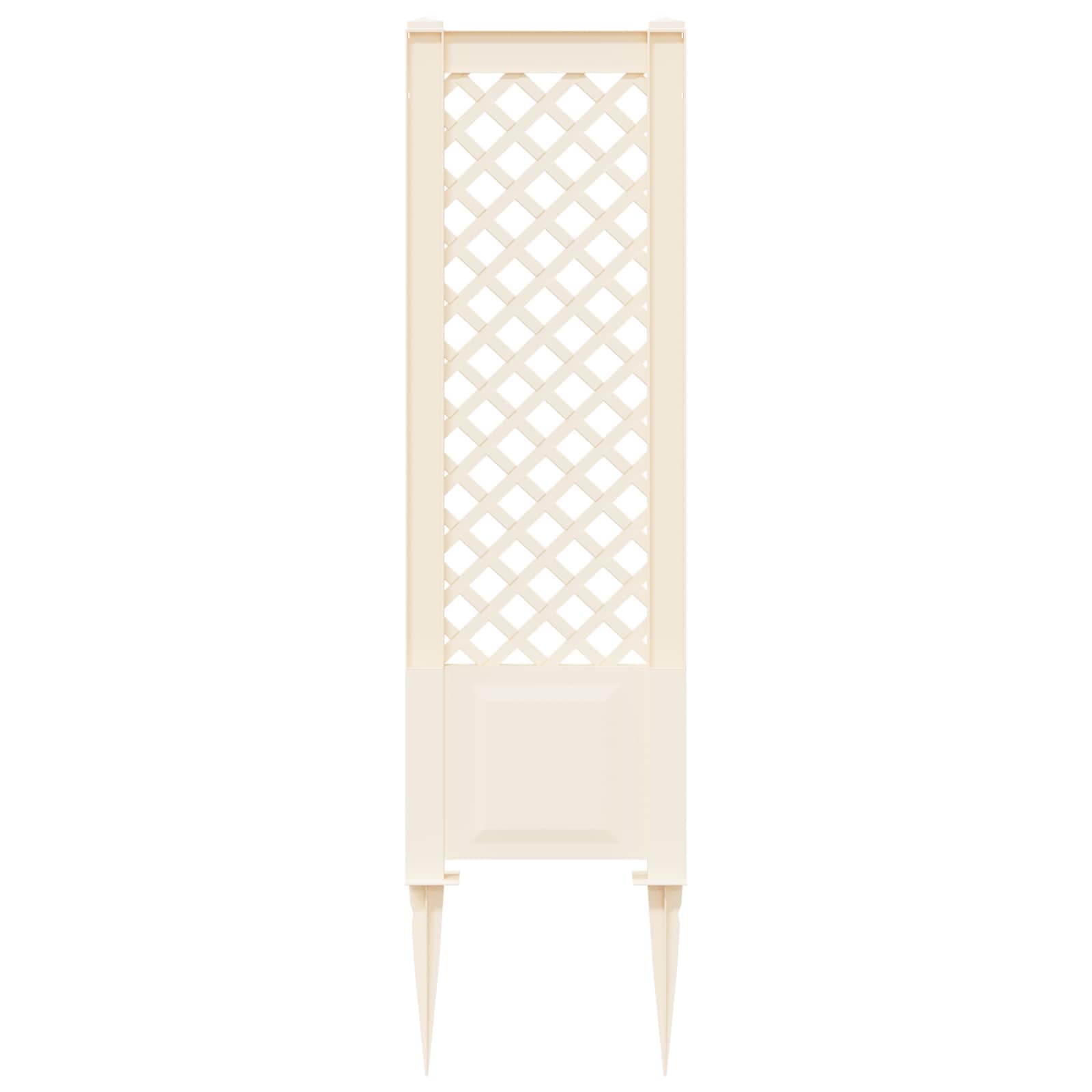 Trellis tüskével fehér 43 x 6 x 165 cm pp