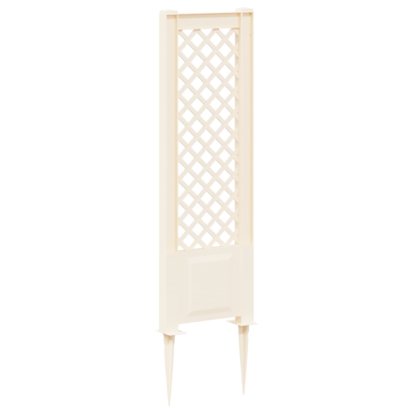 Trellis tüskével fehér 43 x 6 x 165 cm pp