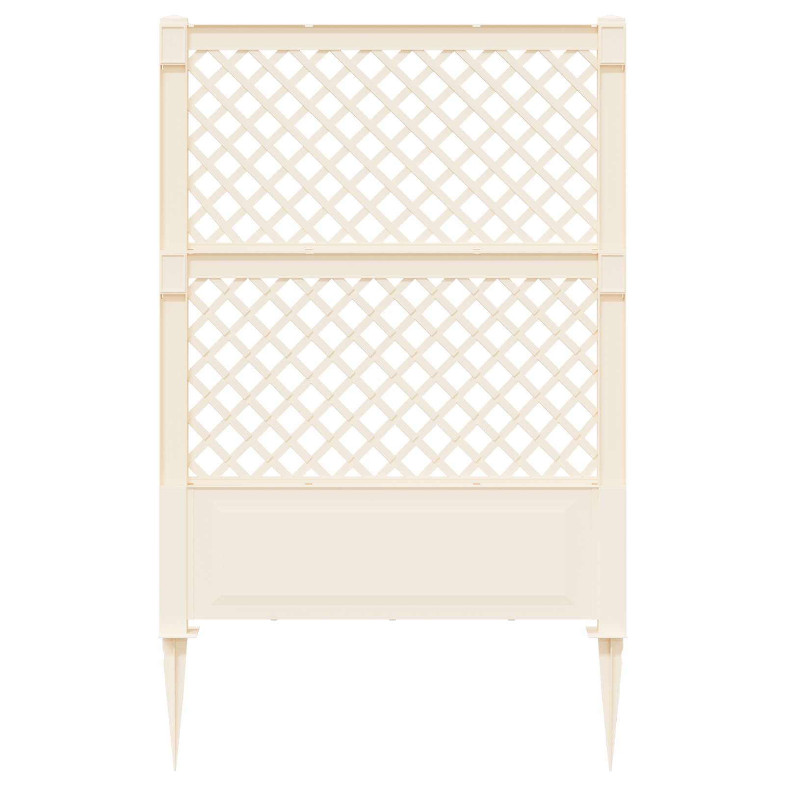 Trellis tüskével fehér 99 x 6 x 165 cm pp
