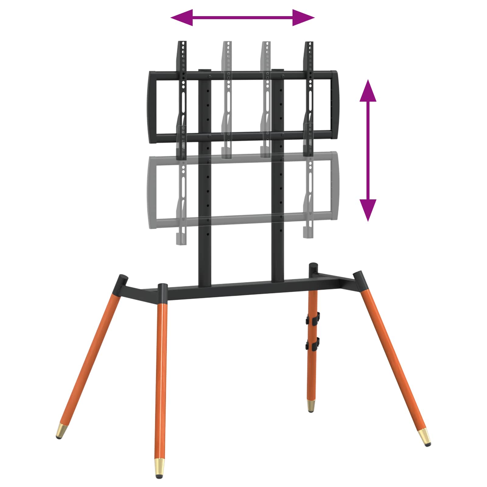 Festőállvány tv állvány 37-86 inch screen számára 60 kg