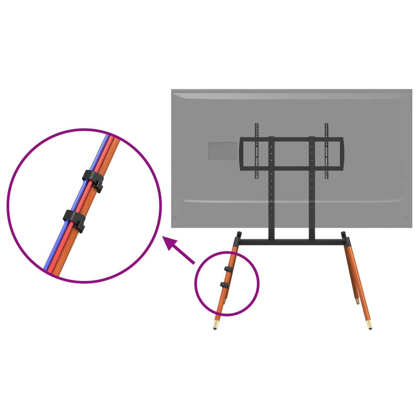 Festőállvány tv állvány 37-86 inch screen számára 60 kg