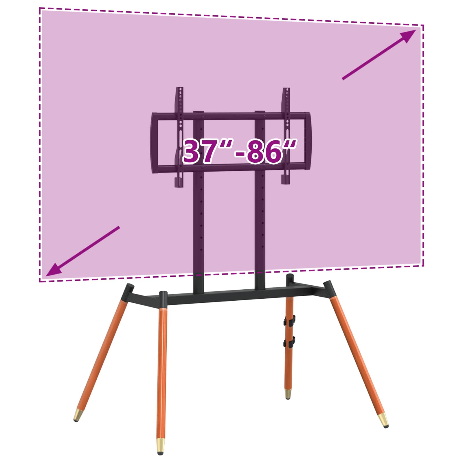Festőállvány tv állvány 37-86 inch screen számára 60 kg