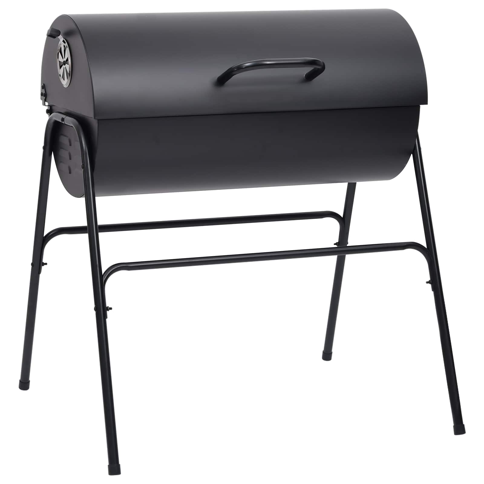 Kültéri grill 3 db 80 x 73 x 90 cm fém fekete