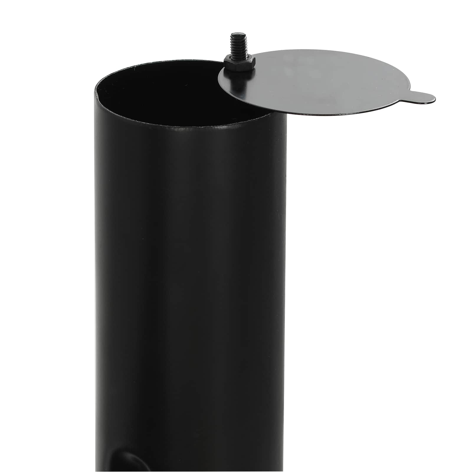 Kültéri grill 103 x 60 x 113 cm acél fekete