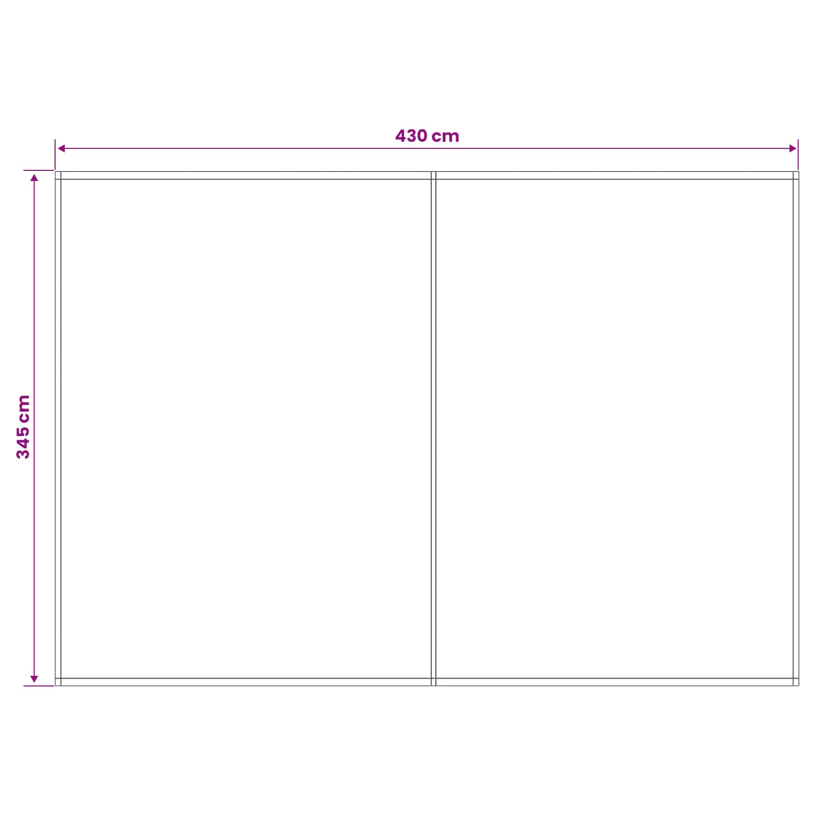 Napellenző ponyva narancs és fekete 450 × 350 cm poliészter