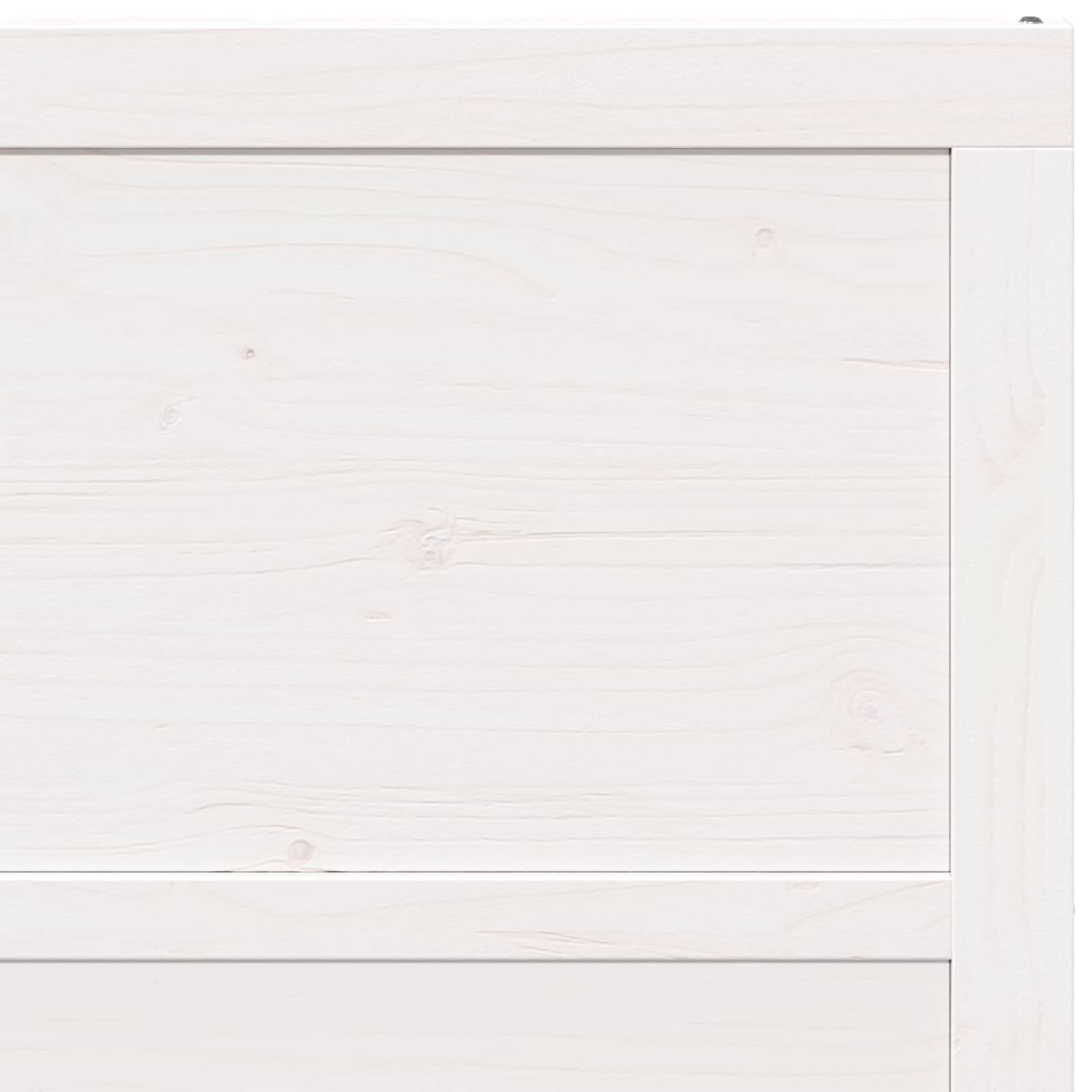 Istállóajtó fehér 80 x 2,5 x 208 cm tömör fenyőfa