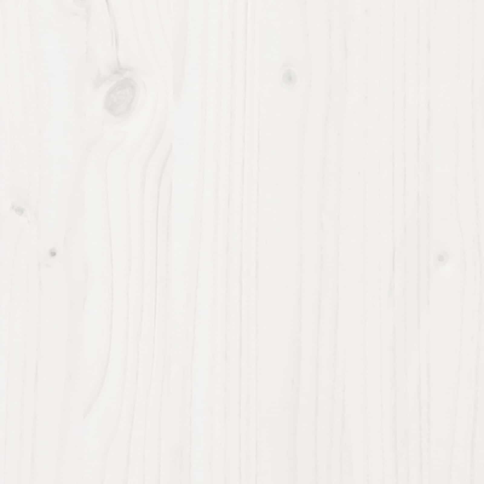 Istállóajtó fehér 80 x 2,5 x 208 cm tömör fenyőfa