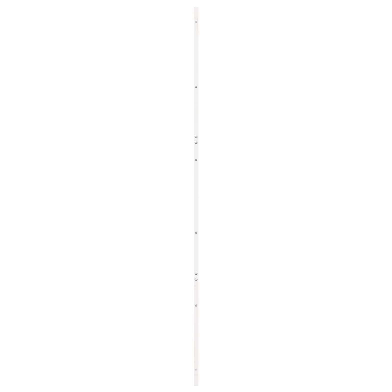 Istállóajtó fehér 80 x 2,5 x 208 cm tömör fenyőfa