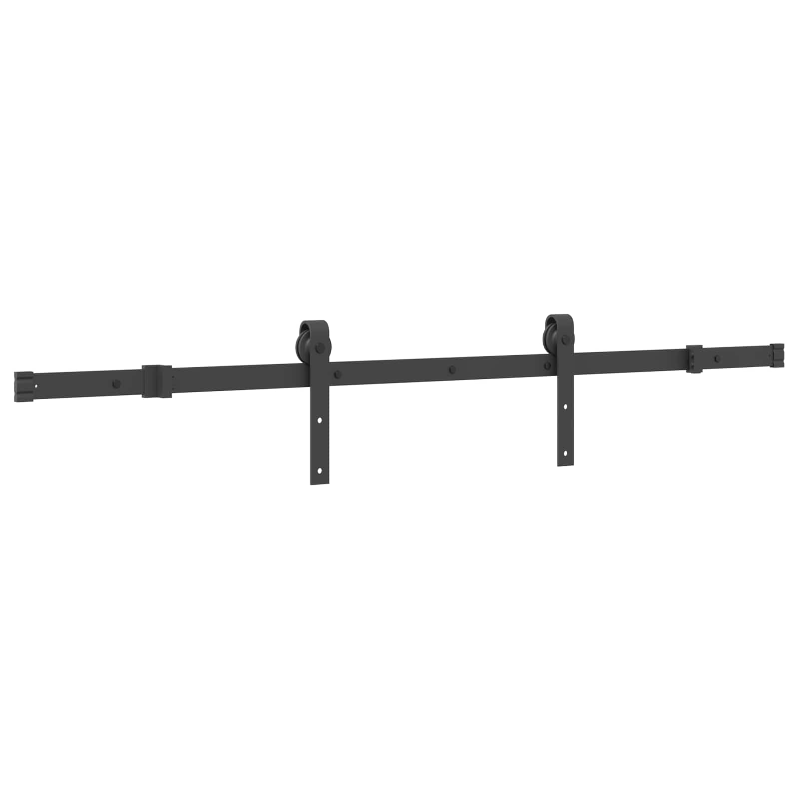 Csúszó ajtó narvik természetes és fekete 85 x 210 cm (152,5 cm)