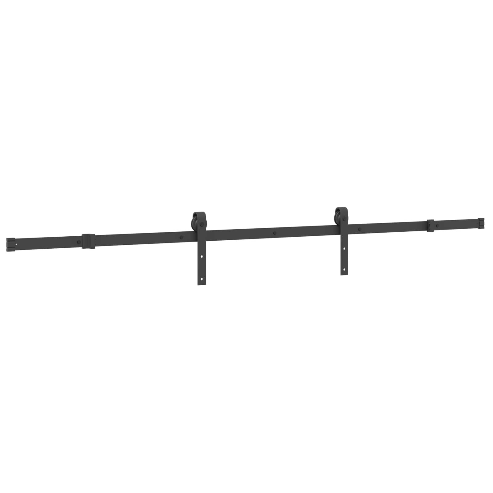 Csúszó ajtó narvik természetes és fekete 85 x 210 cm (213,5 cm)