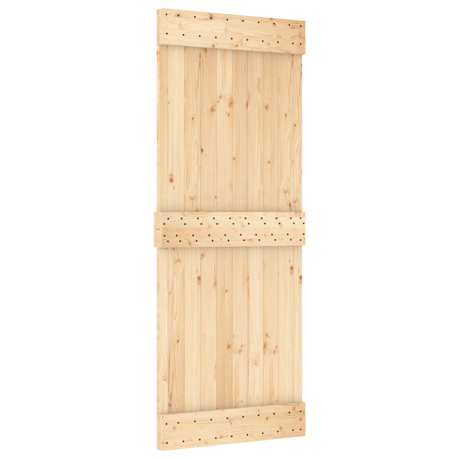 Csúszó ajtó narvik 80 x 210 cm (213,5 cm) természetes és fekete