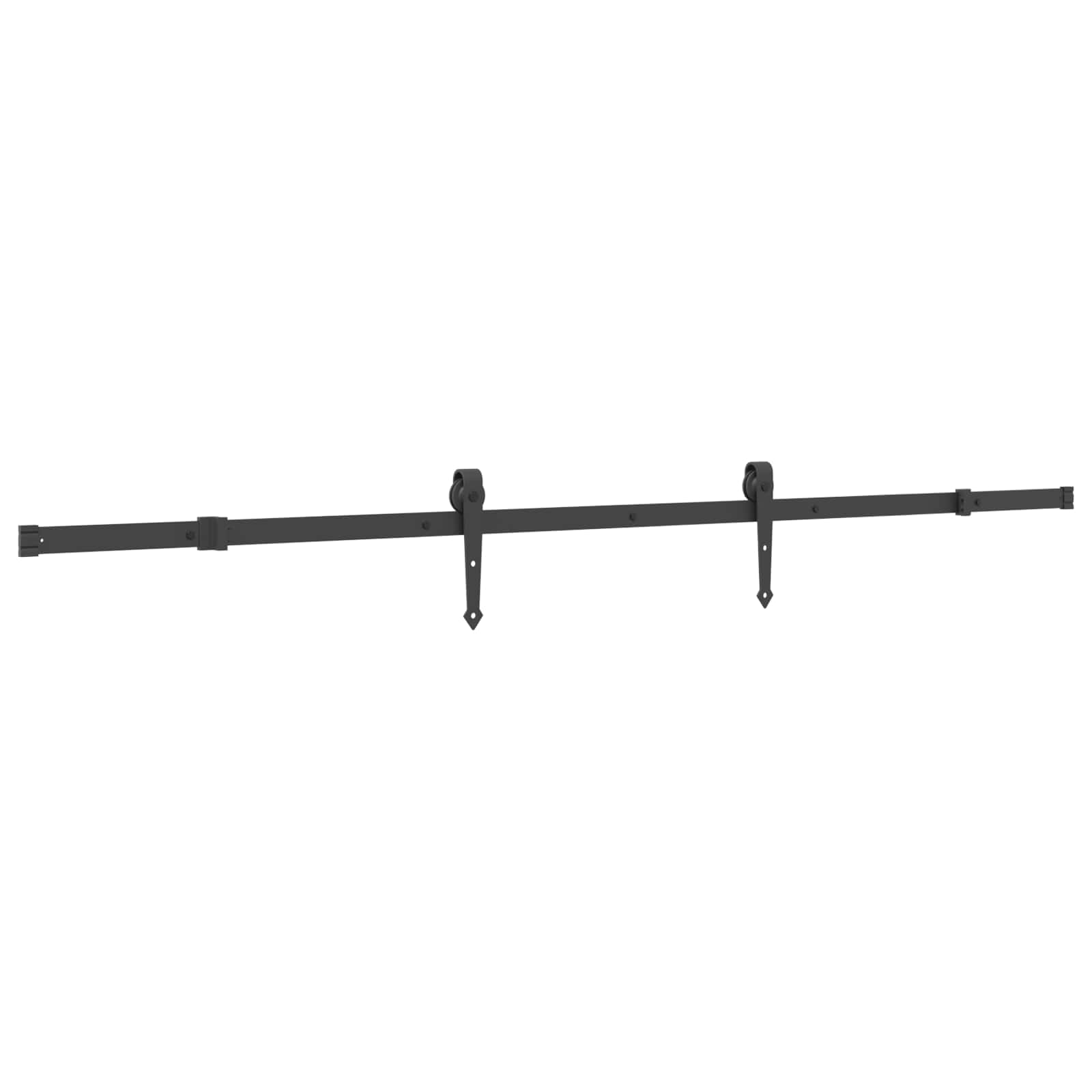 Csúszó ajtó narvik természetes és fekete 90 x 210 cm (213,5 cm)