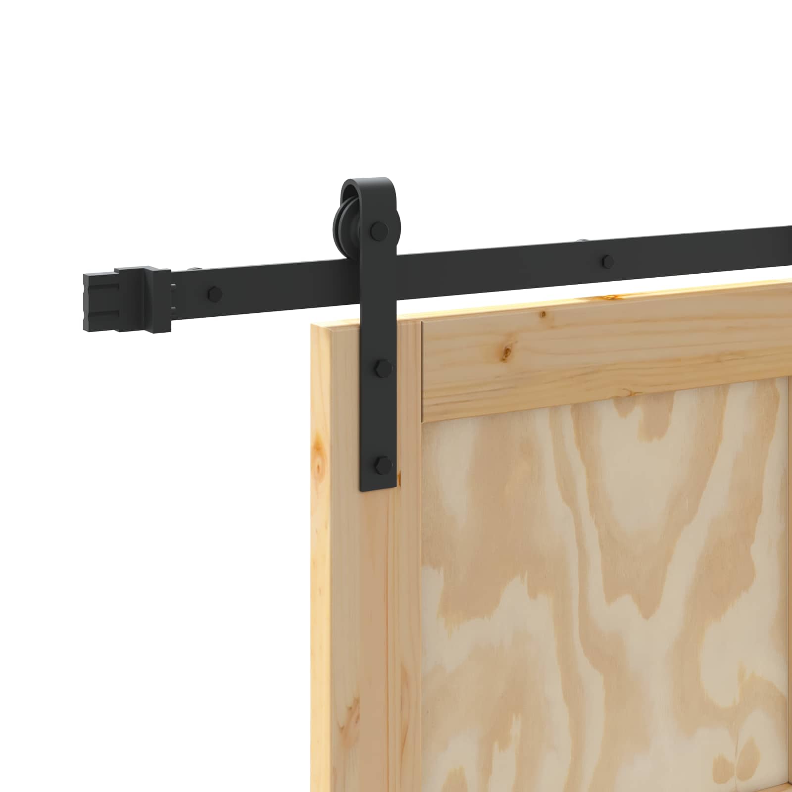 Csúszó ajtó természetes 61 x 198,5 cm tömör fenyőfa