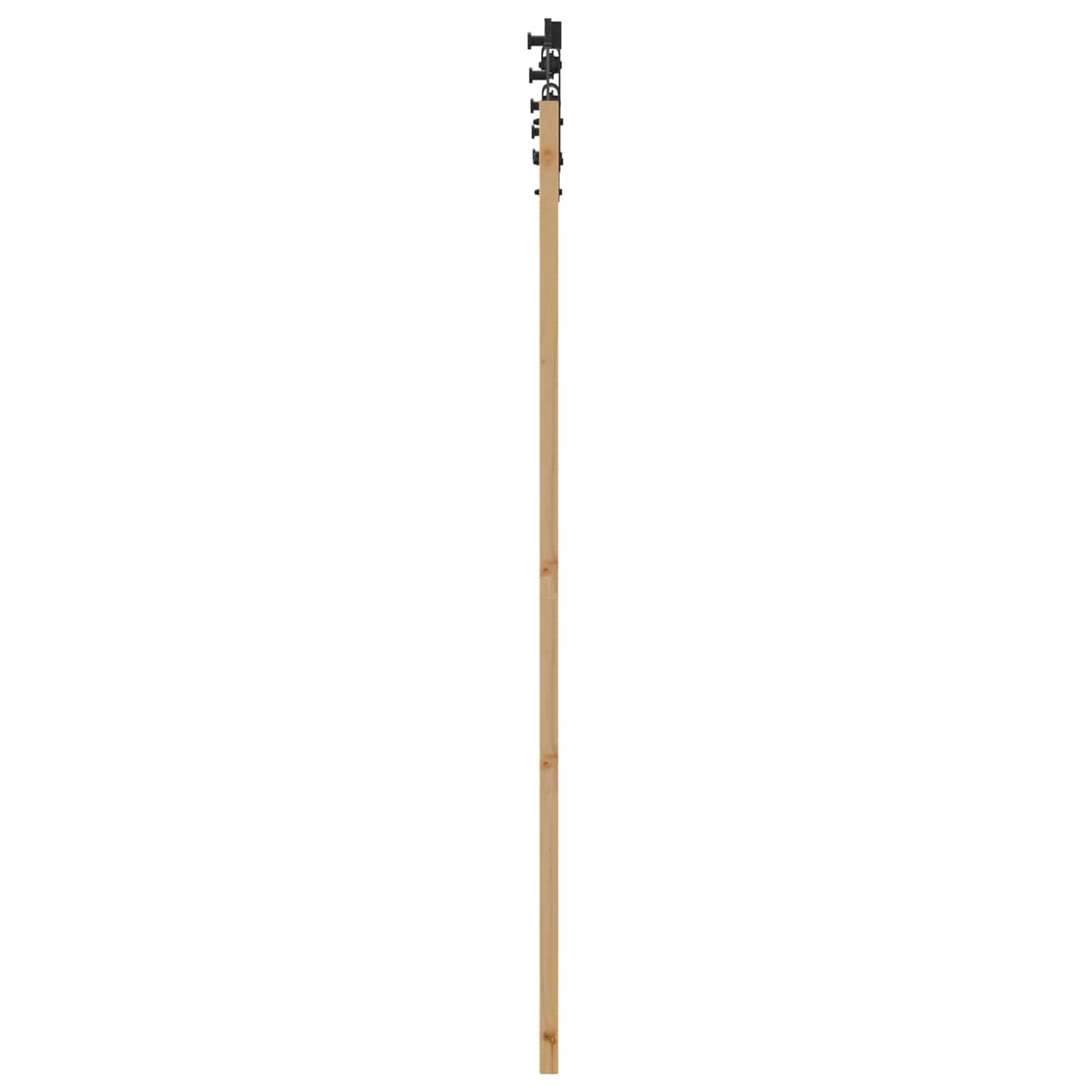Csúszó ajtó természetes 61 x 198,5 cm tömör fenyőfa