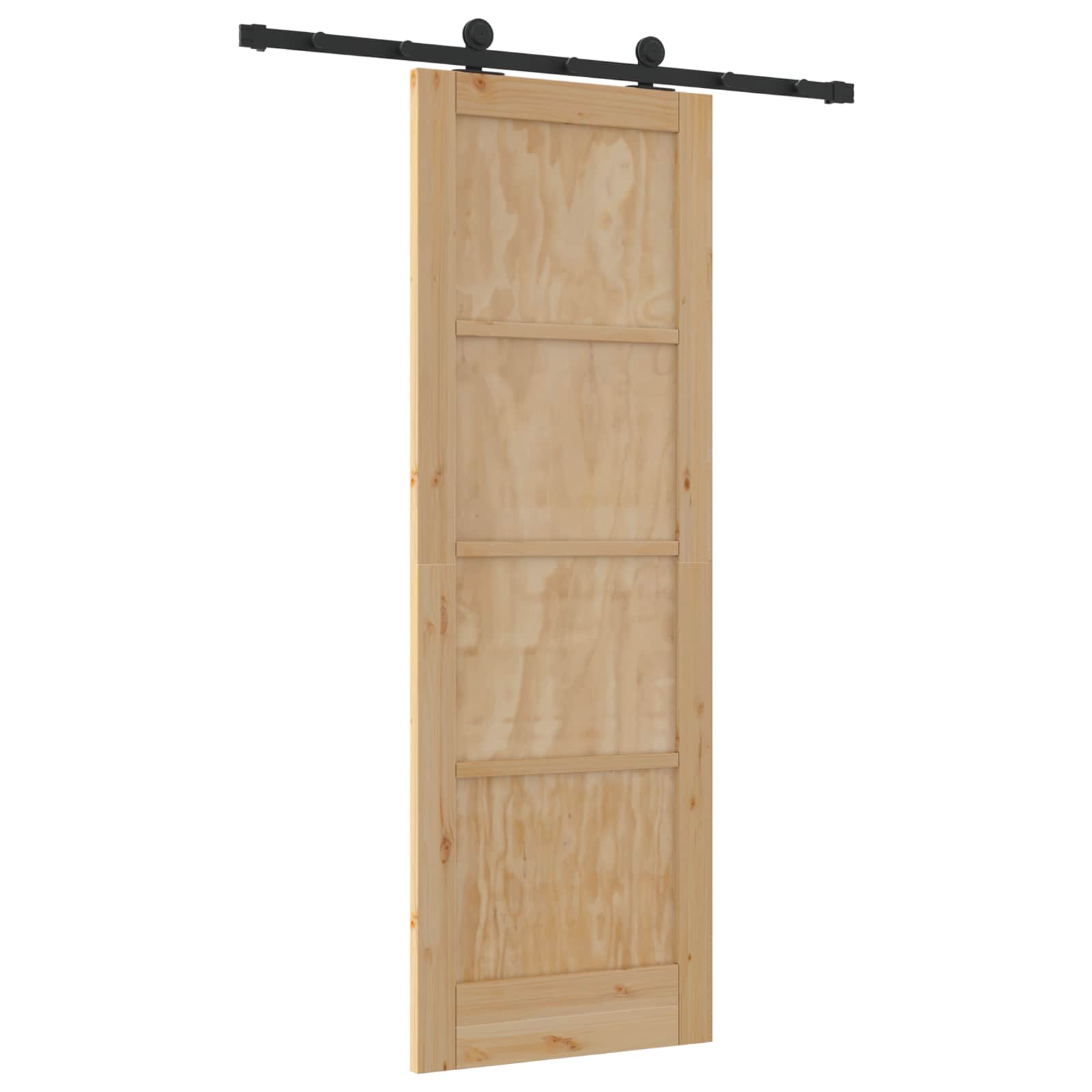Csúszó ajtó orkdal természetes 73,5 x 211 cm tömör fenyőfa