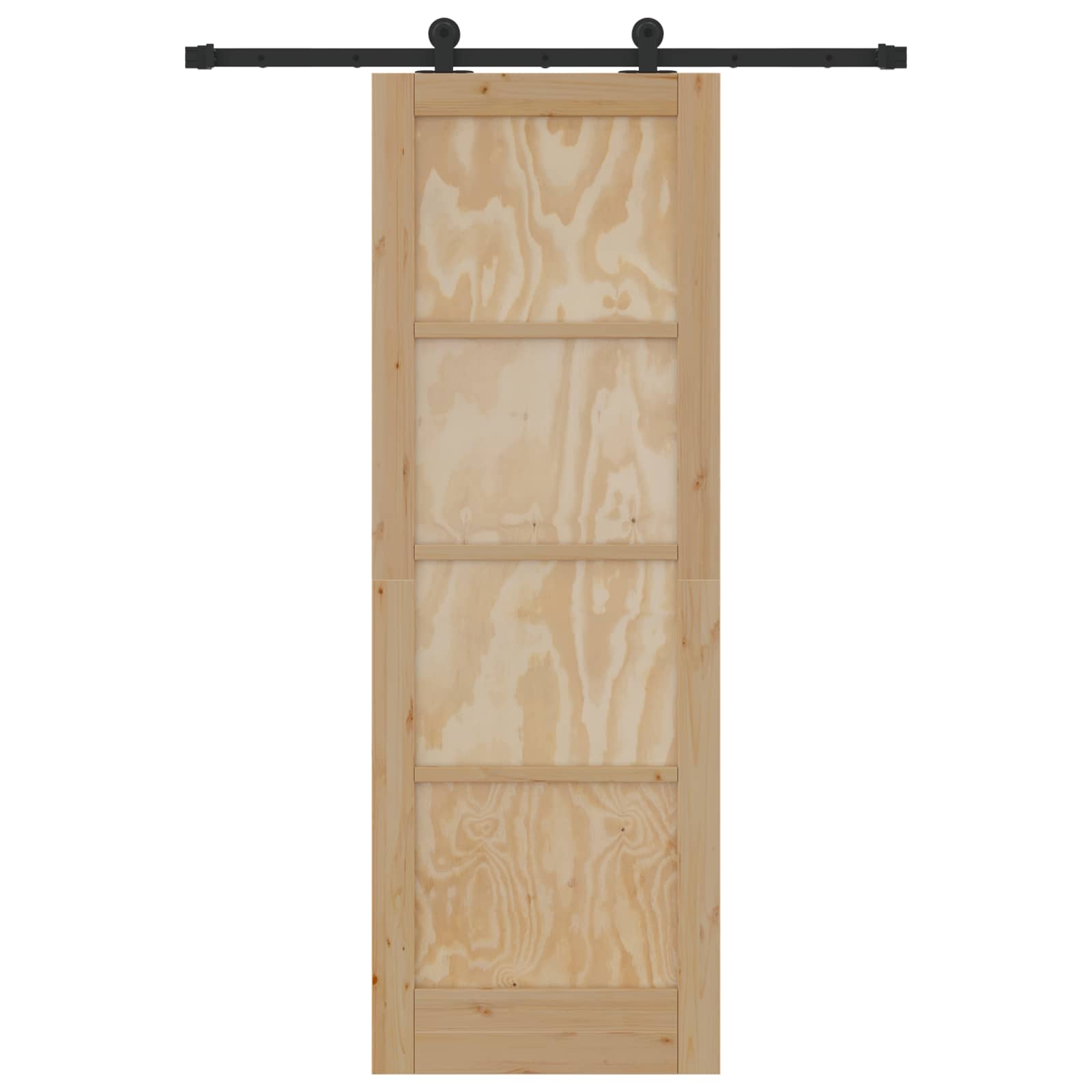 Csúszó ajtó orkdal természetes 73,5 x 211 cm tömör fenyőfa
