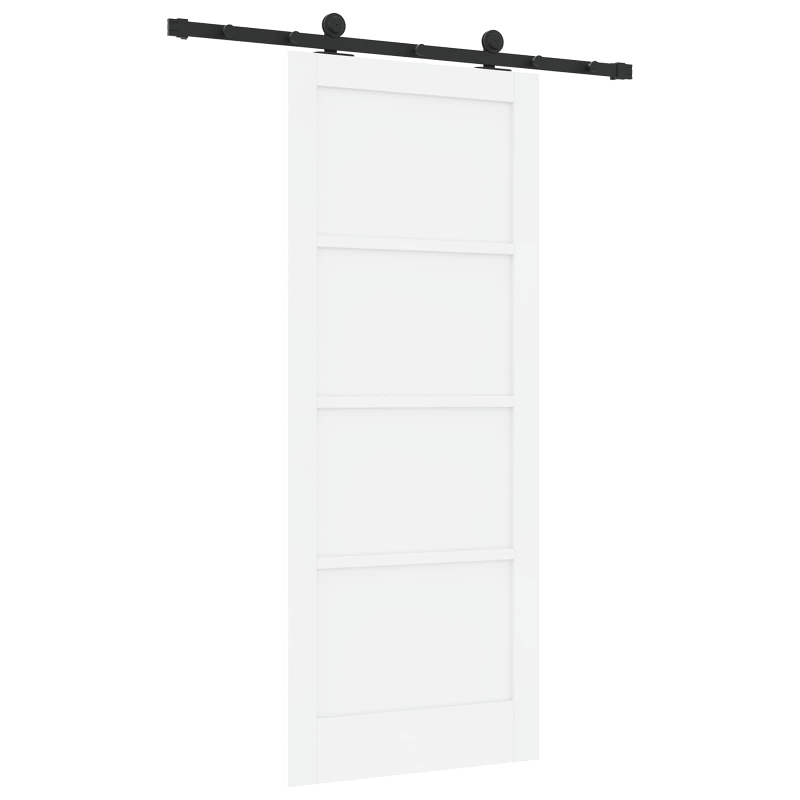 Csúszó ajtó orkdal fehér 83 x 202 cm tömör fenyőfa