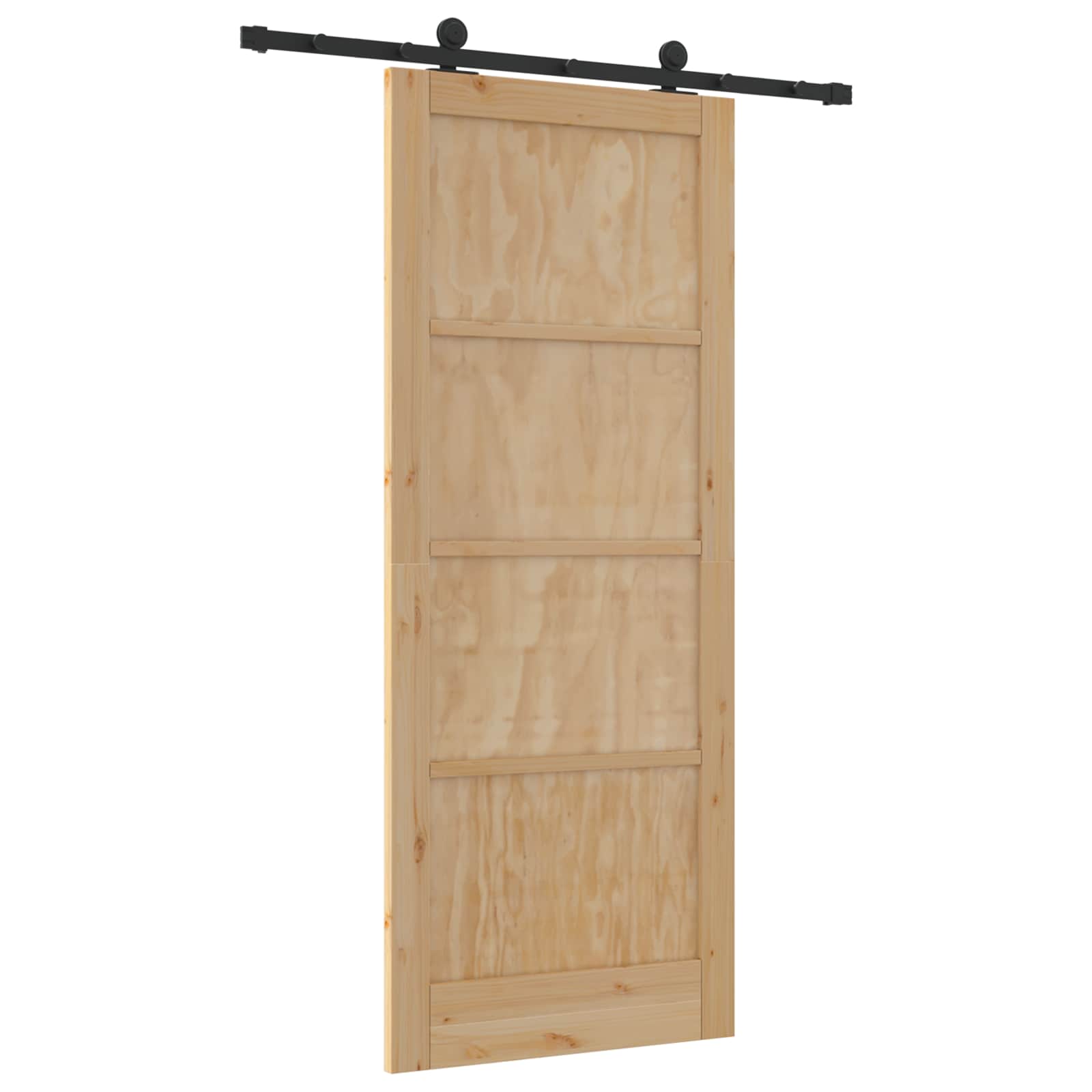 Csúszó ajtó orkdal természetes 86 x 211 cm tömör fenyőfa