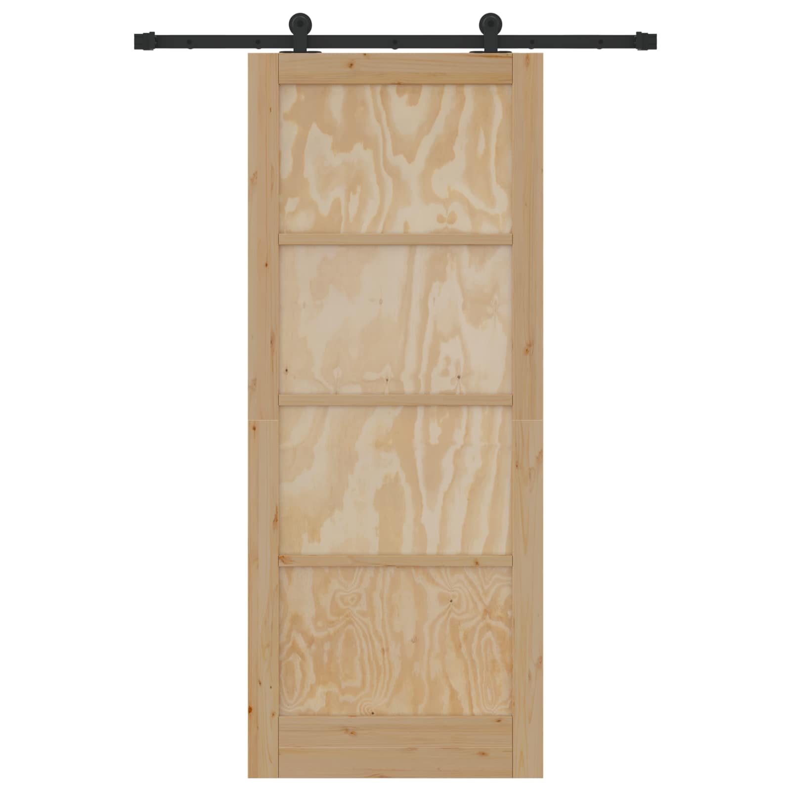 Csúszó ajtó orkdal természetes 86 x 211 cm tömör fenyőfa
