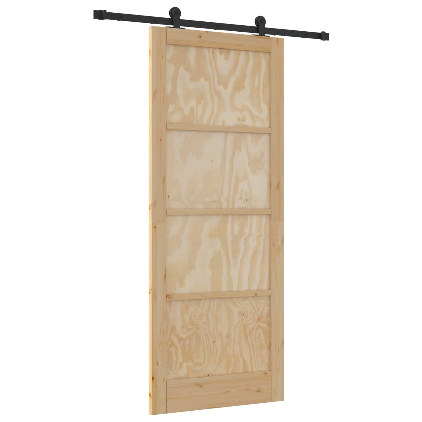 Csúszó ajtó orkdal természetes 86 x 211 cm tömör fenyőfa