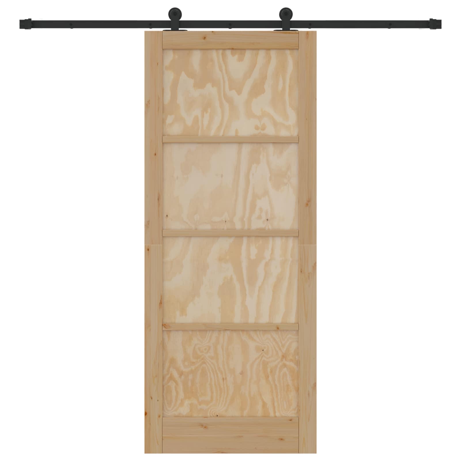 Csúszó ajtó orkdal természetes 86 x 211 cm tömör fenyőfa