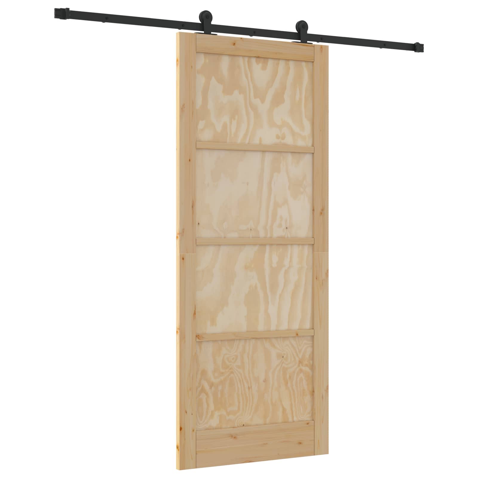 Csúszó ajtó orkdal természetes 86 x 211 cm tömör fenyőfa