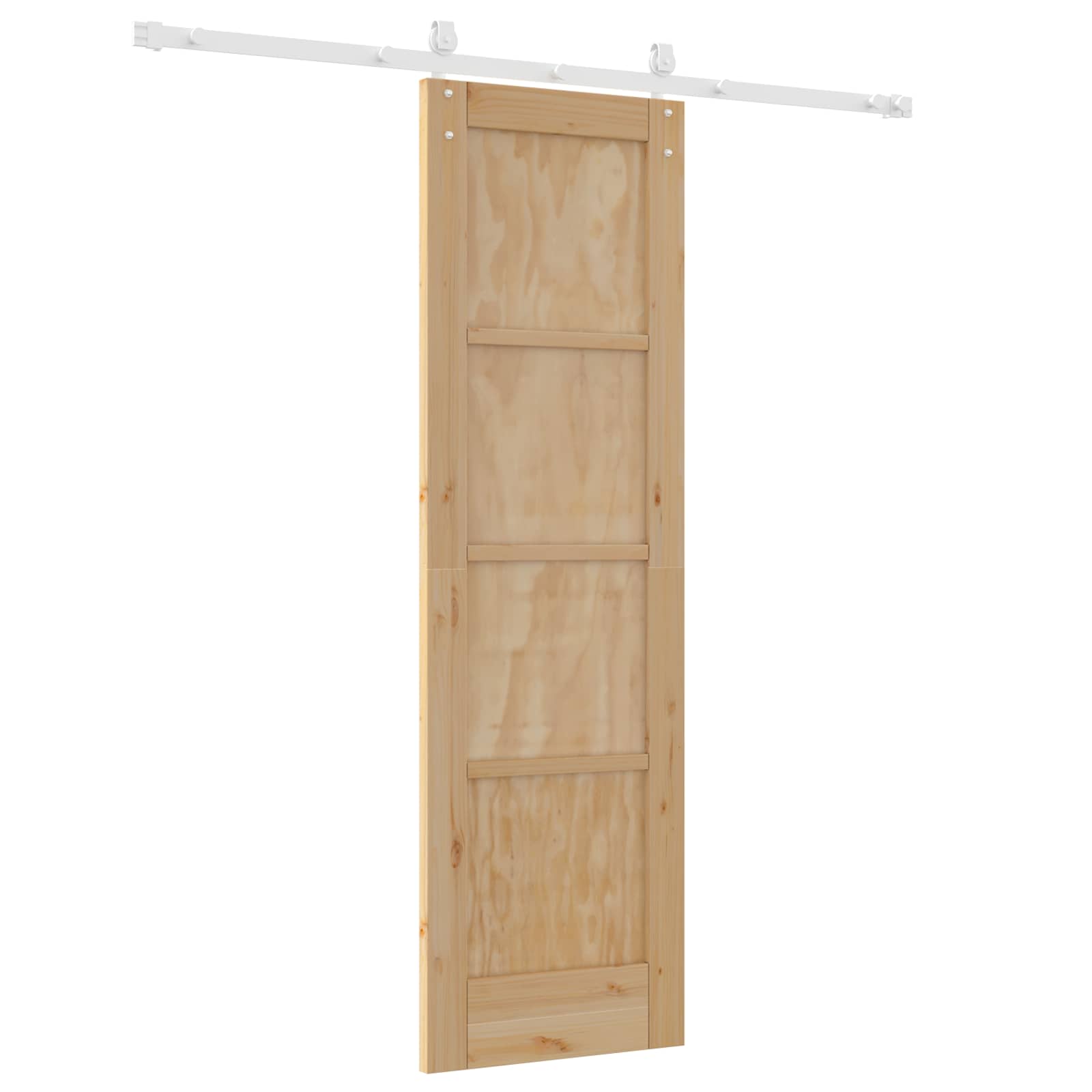 Csúszó ajtó orkdal természetes és fehér 61 x 198,5 cm