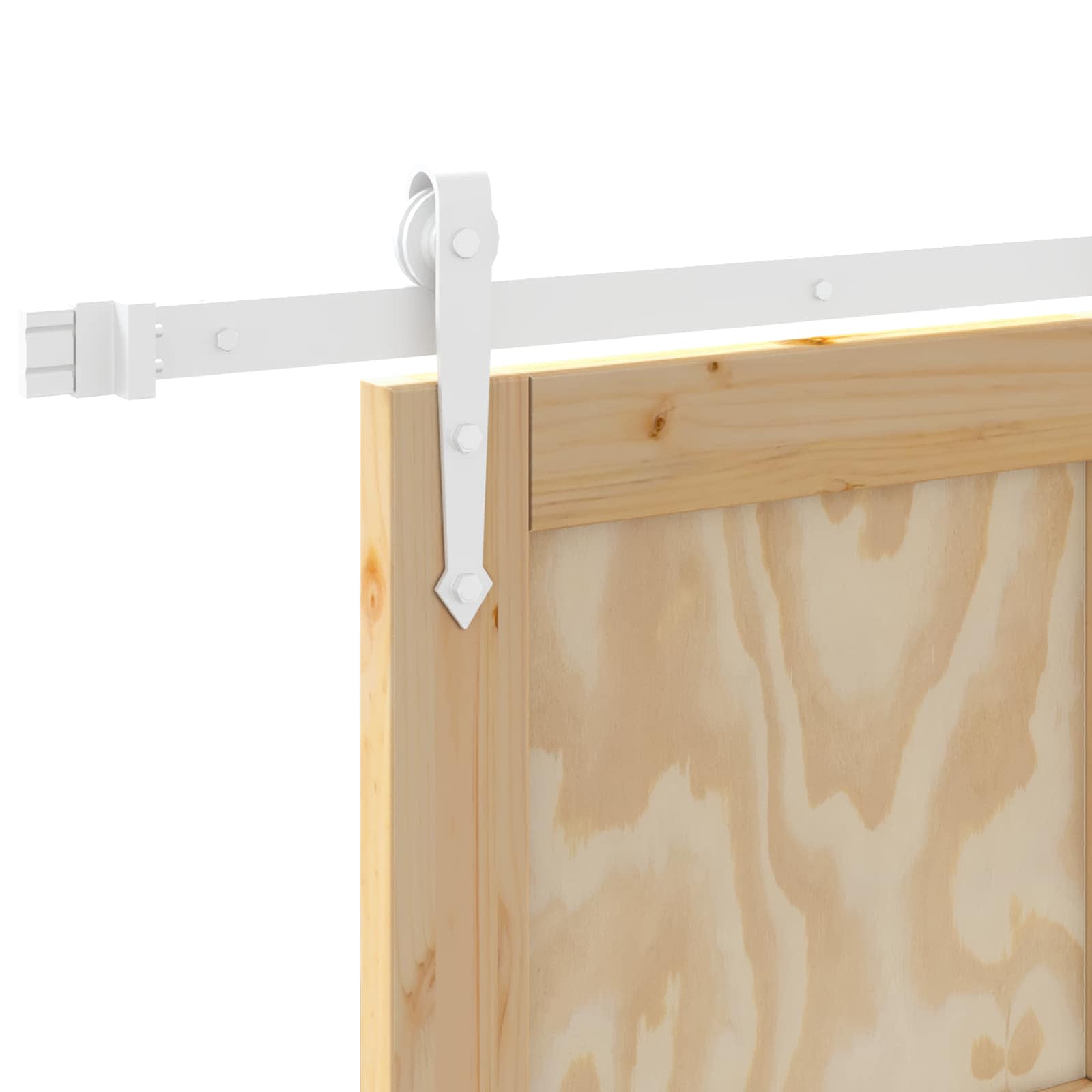 Csúszó ajtó orkdal természetes és fehér 73,5 x 211 cm