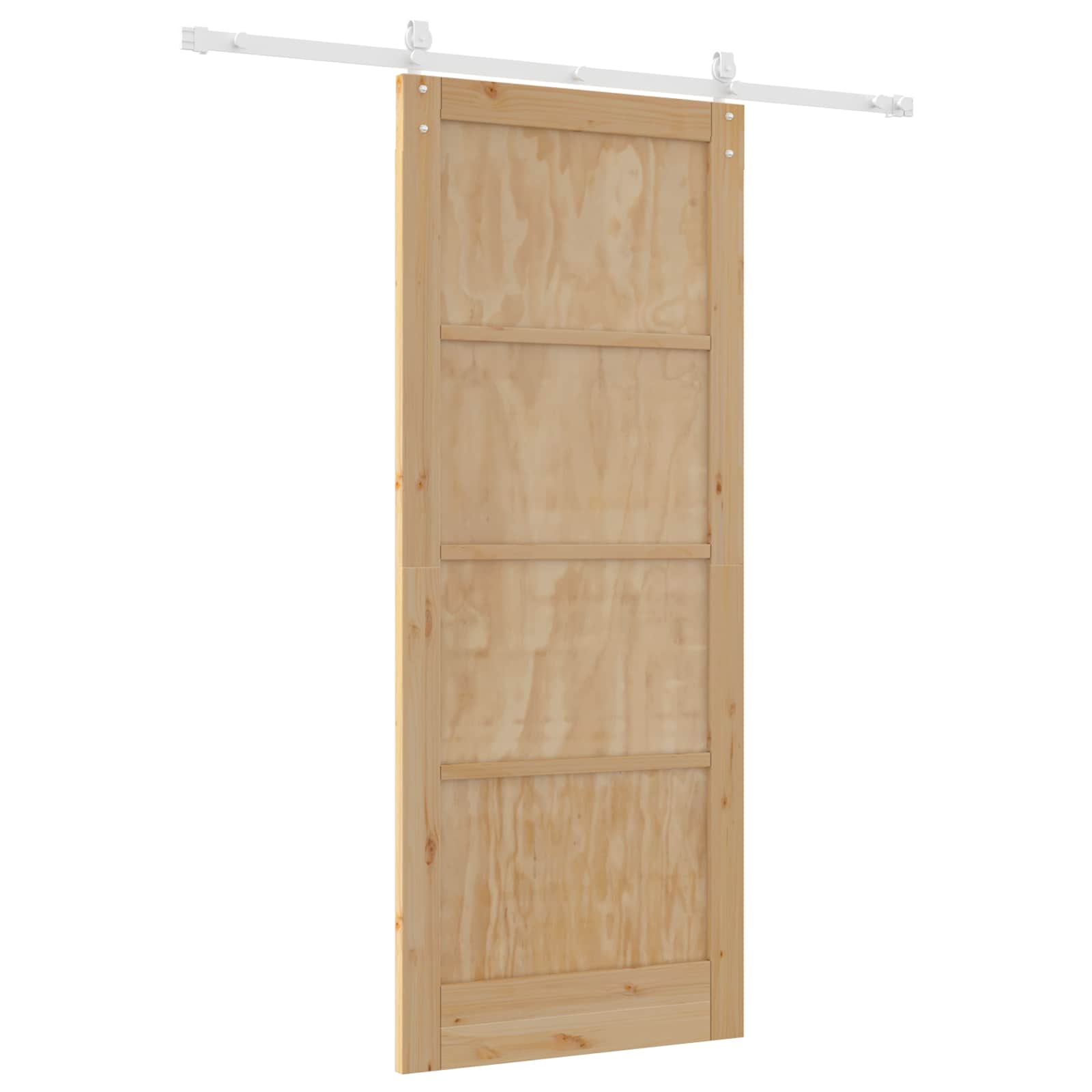 Csúszó ajtó orkdal természetes és fehér 86 x 211 cm