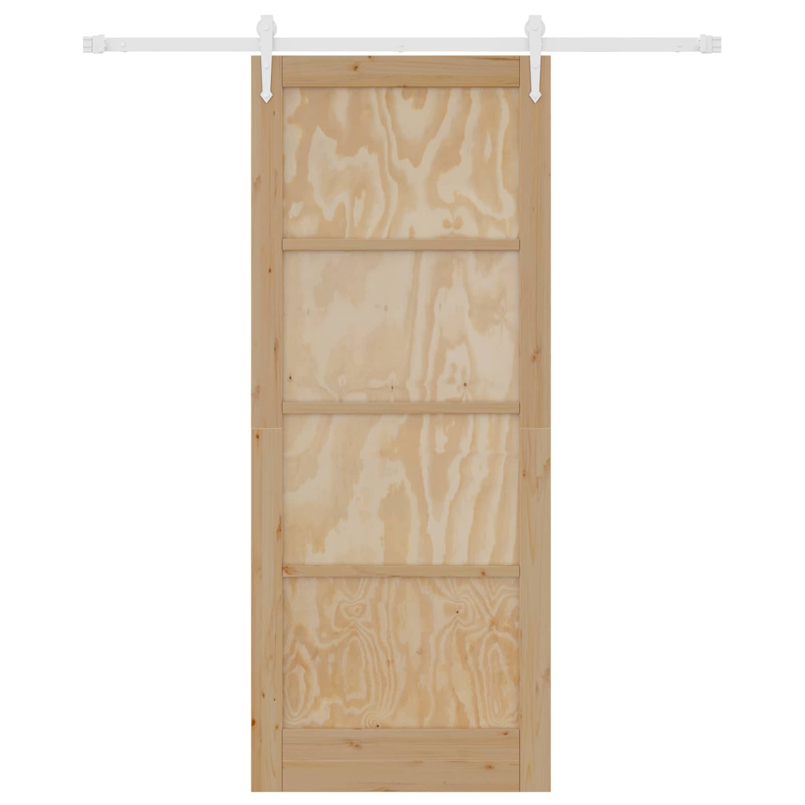 Csúszó ajtó orkdal természetes és fehér 86 x 211 cm