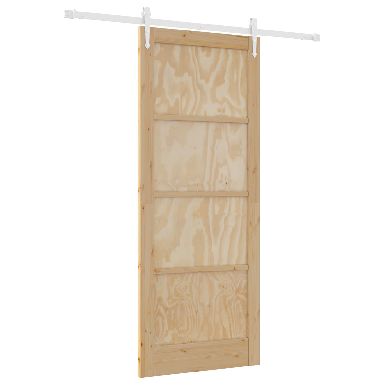 Csúszó ajtó orkdal természetes és fehér 86 x 211 cm