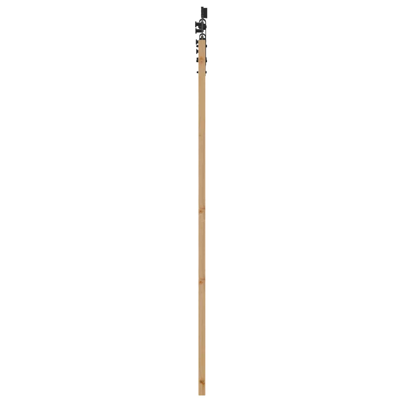 Csúszó ajtó orkdal természetes és fekete 61 x 198,5 cm
