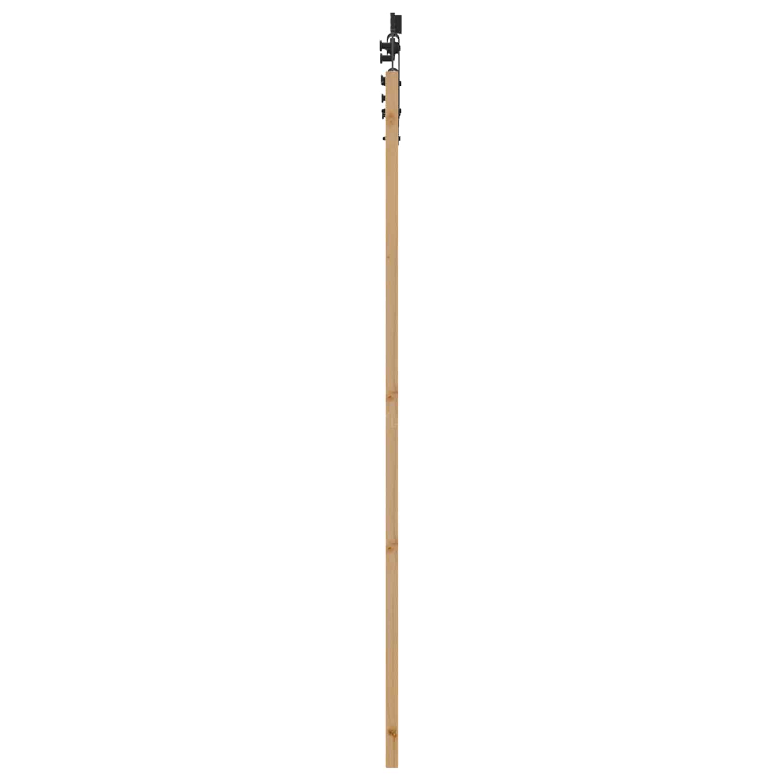 Csúszó ajtó orkdal természetes és fekete 73,5 x 211 cm
