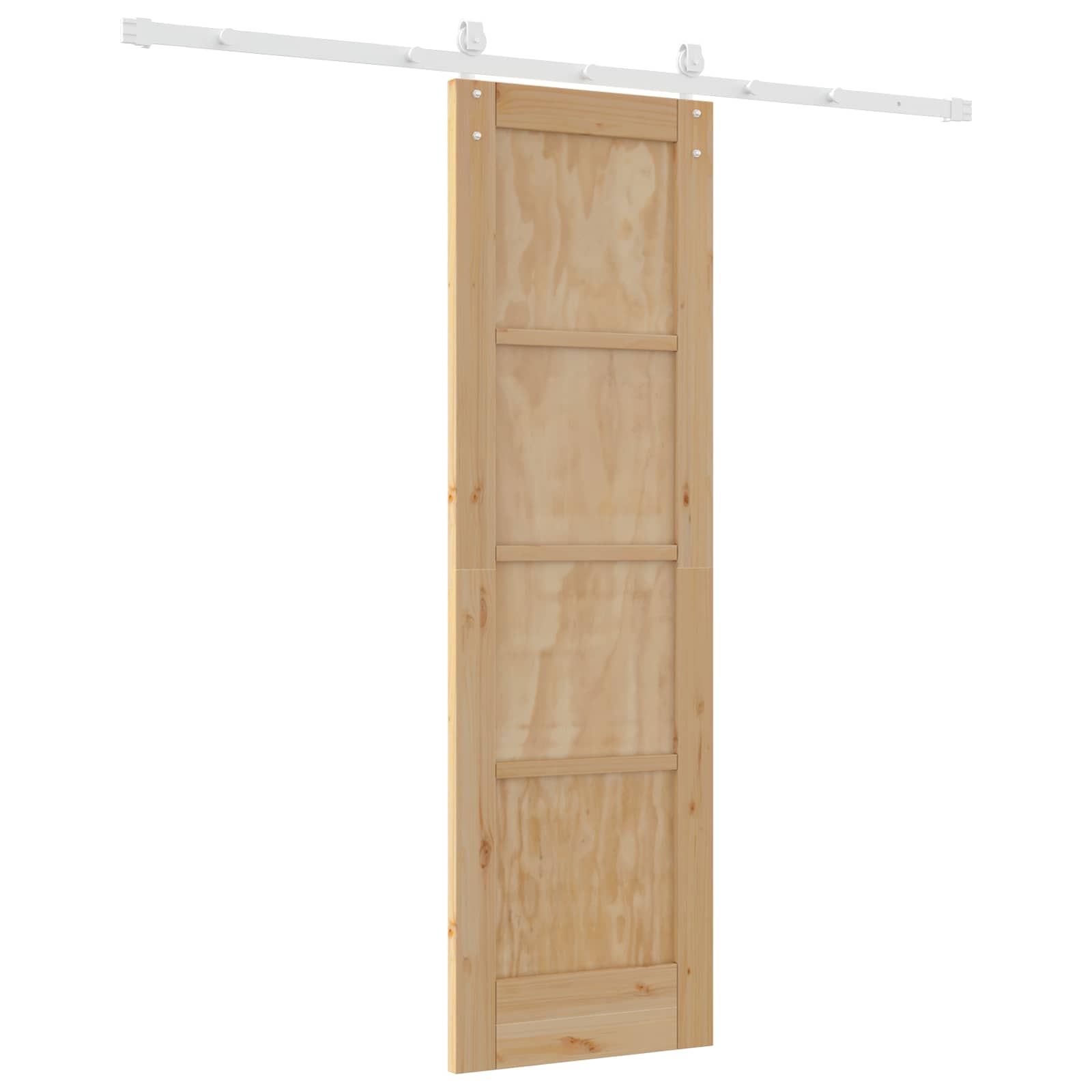 Csúszó ajtó orkdal természetes és fehér 61 x 198,5 cm