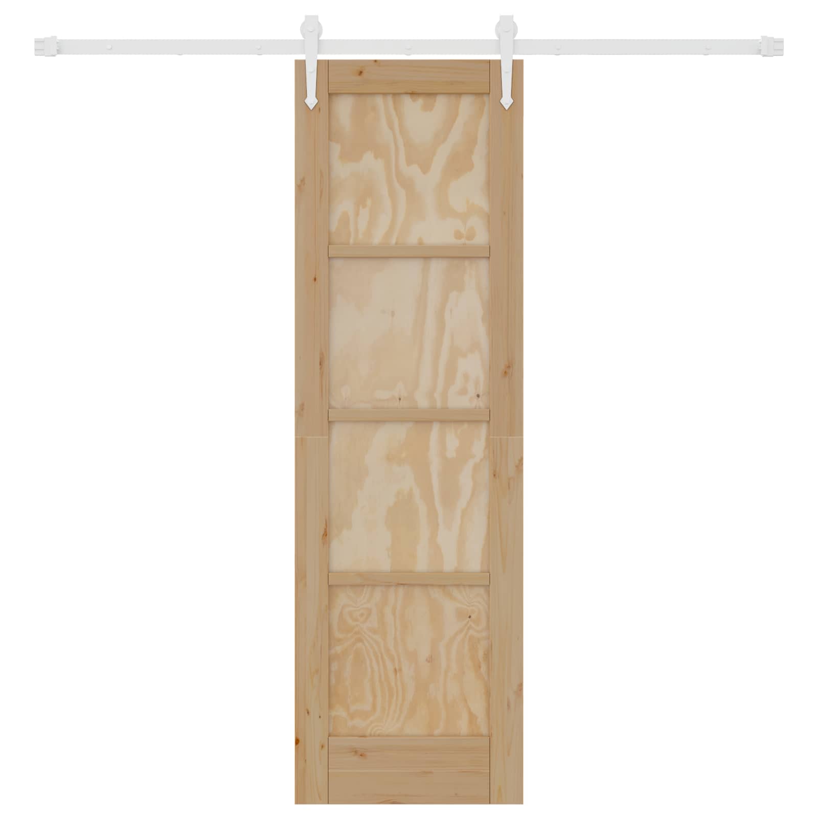 Csúszó ajtó orkdal természetes és fehér 61 x 198,5 cm