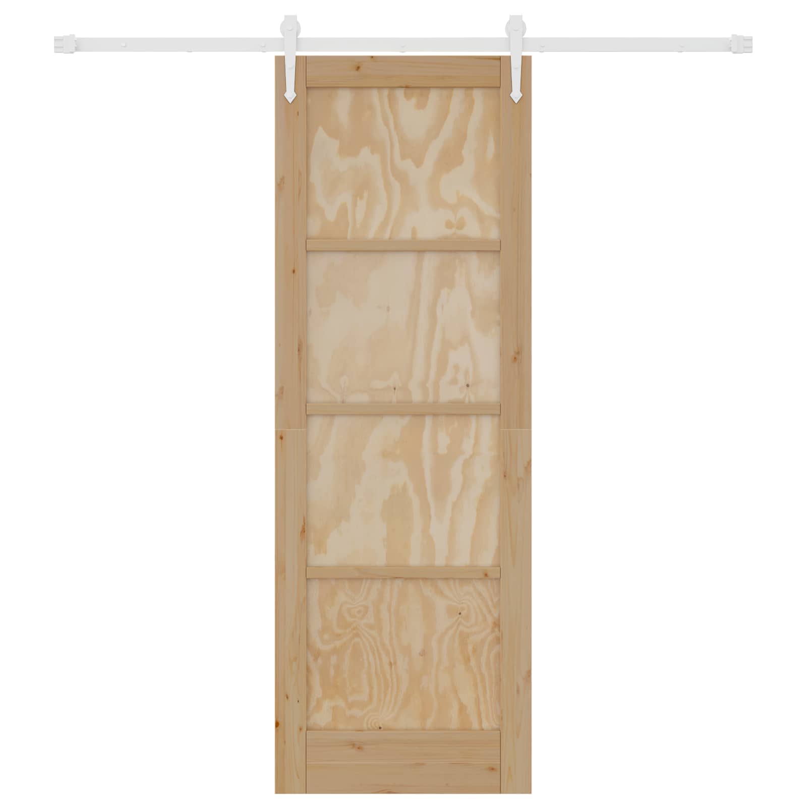 Csúszó ajtó orkdal természetes és fehér 73,5 x 211 cm