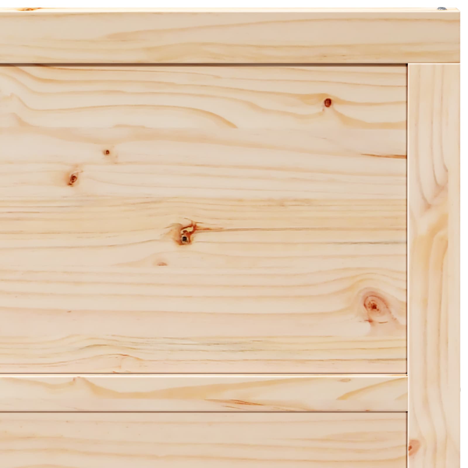 Csúszó ajtó természetes 90 x 208 cm tömör fenyőfa